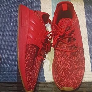 Adidas Red Knit Sneakers